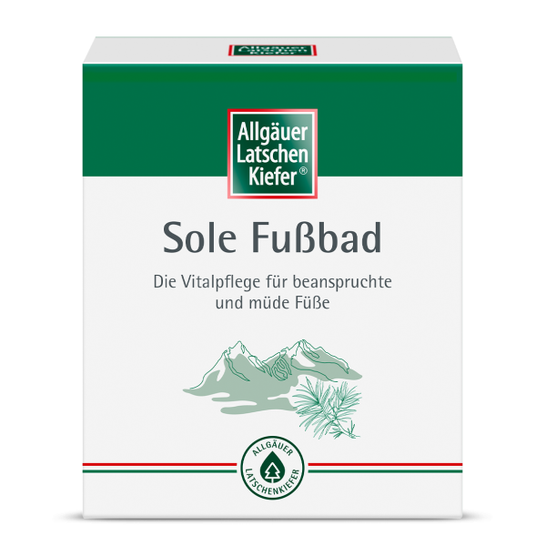 ALLGÄUER LATSCHENKIEFER Sole Fußbad