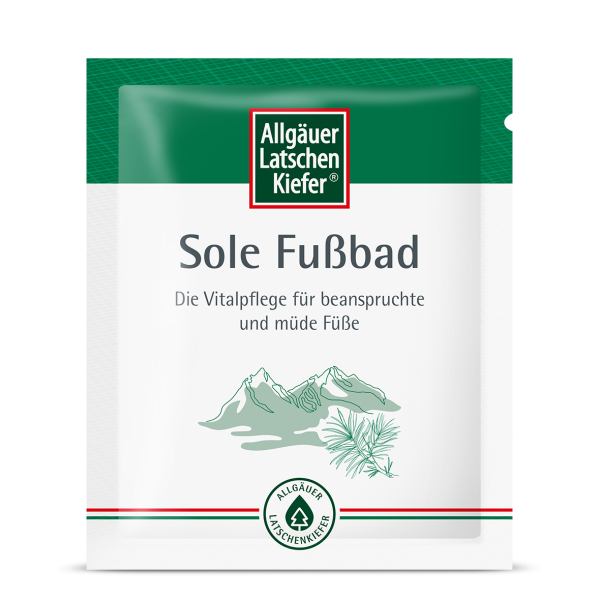 ALLGÄUER LATSCHENKIEFER Sole Fußbad