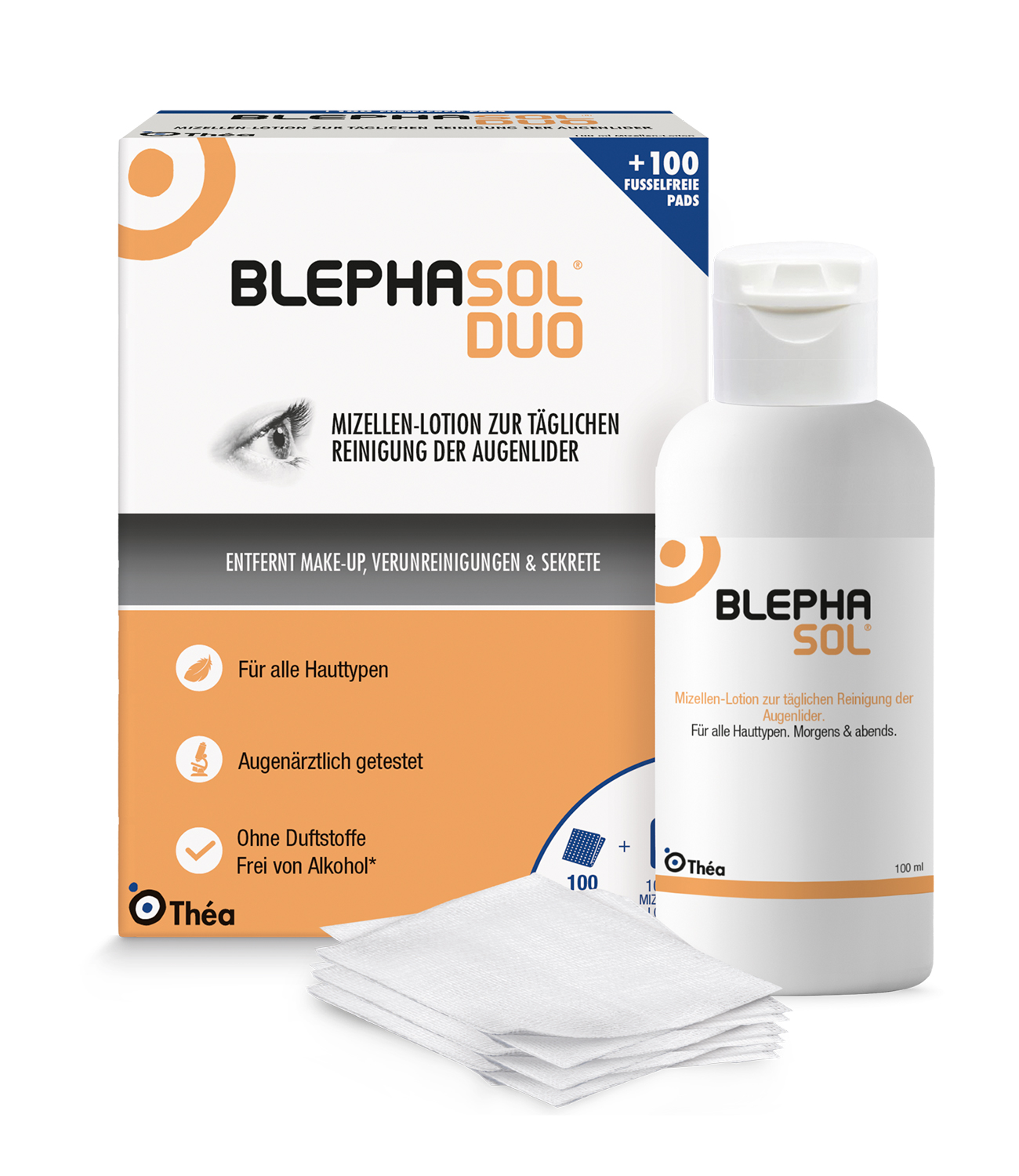 Blephasol Duo 100ml + 100 Reinigungspads