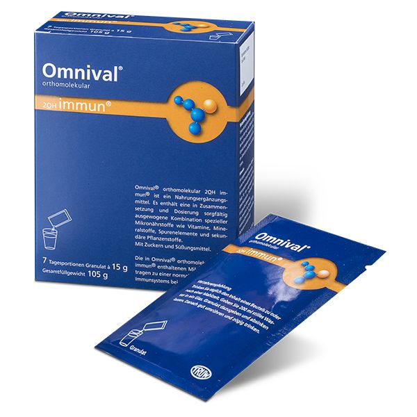Omnival orthomolekular 2OH immun 7er Granulat
