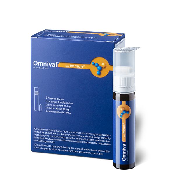 Omnival orthomolekular 2OH immun 7er Trinkampullen