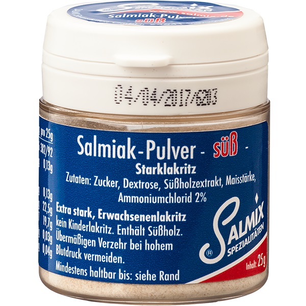 Salmiak-Pulver - süß
