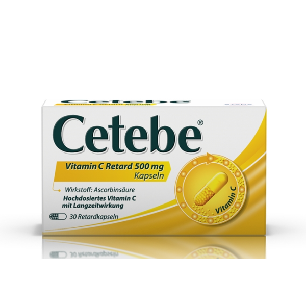 Cetebe® Vitamin C Retard 500 mg Retardkapseln