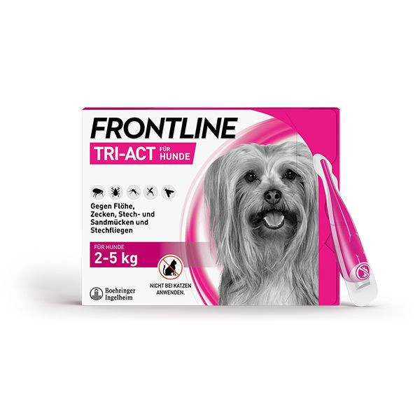 FRONTLINE TRI-ACT für Hunde von 2-5kg
