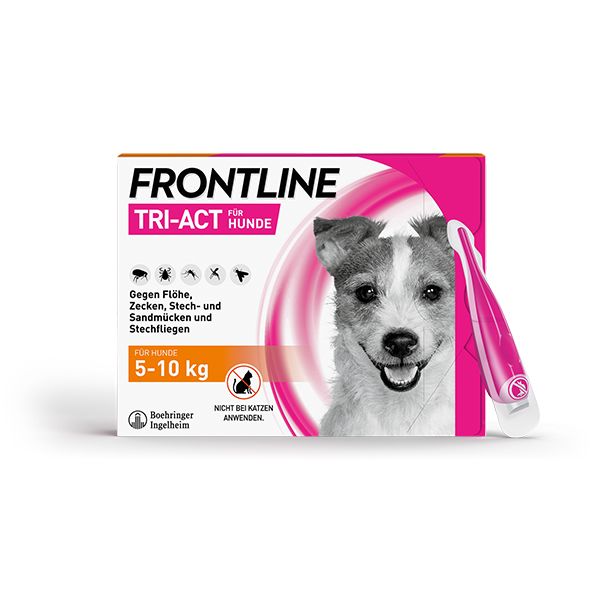 FRONTLINE TRI-ACT für Hunde von 5-10kg