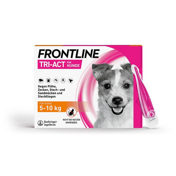 FRONTLINE TRI-ACT für Hunde von 5-10kg