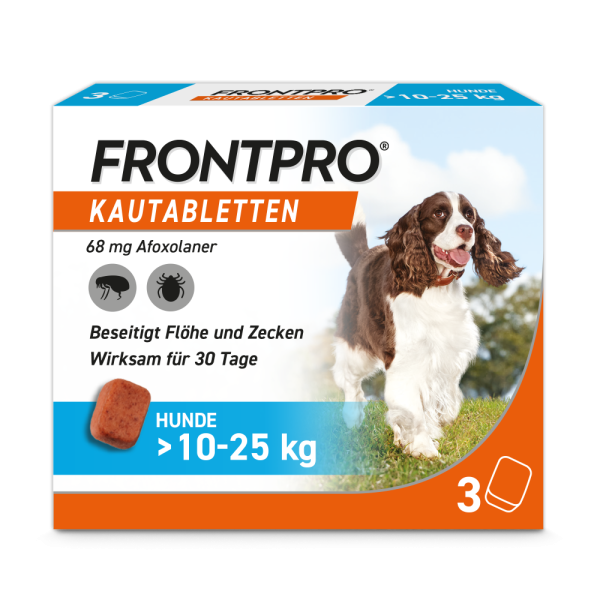 FRONTPRO Kautabletten für Hunde (>10-25 kg)