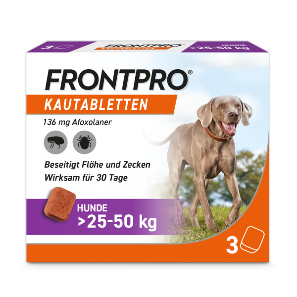 FRONTPRO Kautabletten für Hunde (>25-50 kg)
