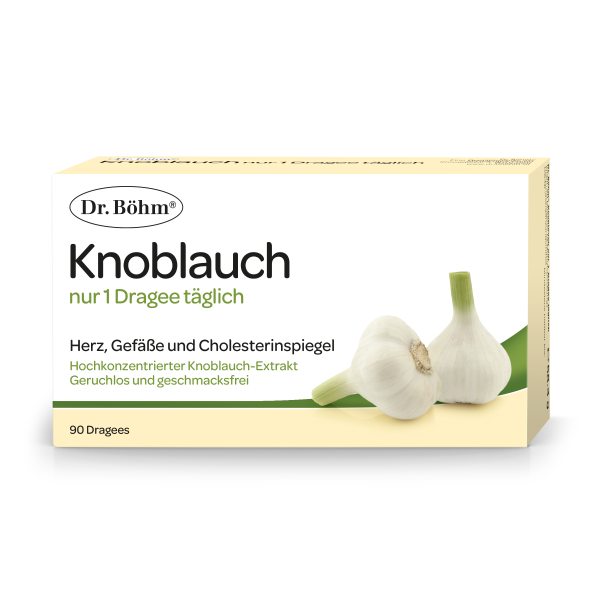 Dr. Böhm® Knoblauch nur 1 Dragee täglich