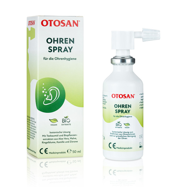 Otosan® Ohrenspray: Effektive Reinigung des Ohrkanals