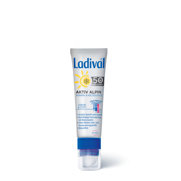 Ladival® Aktiv Sonnen- u. Kälteschutz Creme u. Stift LSF 50+