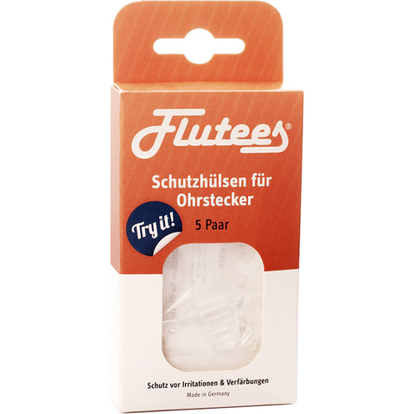 Flutees® Schutzhülsen für Ohrstecker bei Nickelallergie