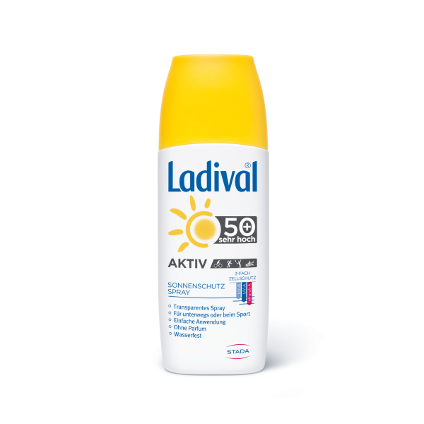 Ladival® Aktiv Transparentes Sonnenschutz Spray LSF 50+